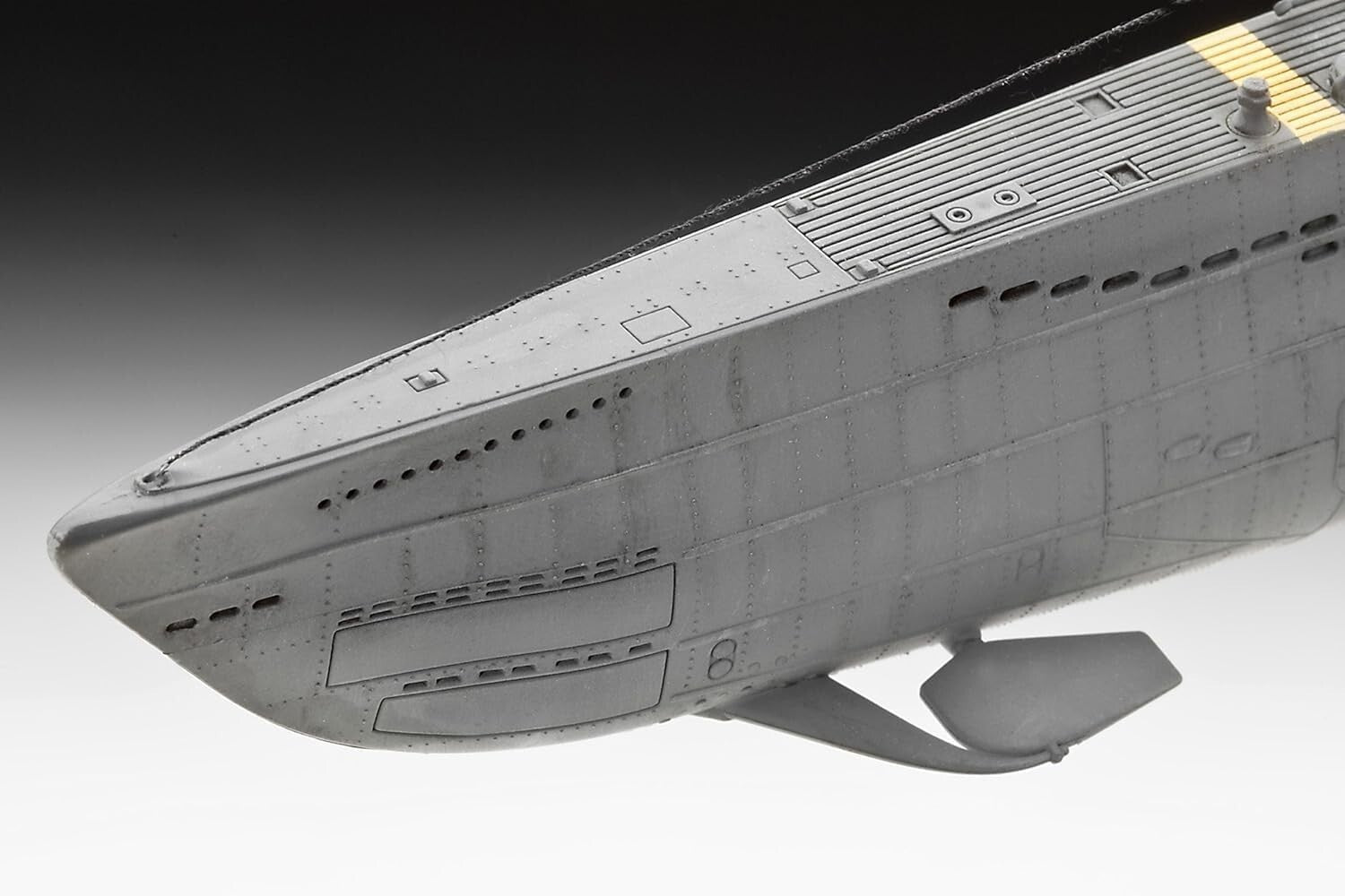 Classic U-Boat Typ VIIC/41 Model Kit with 3 Boat Decals & Display Stand