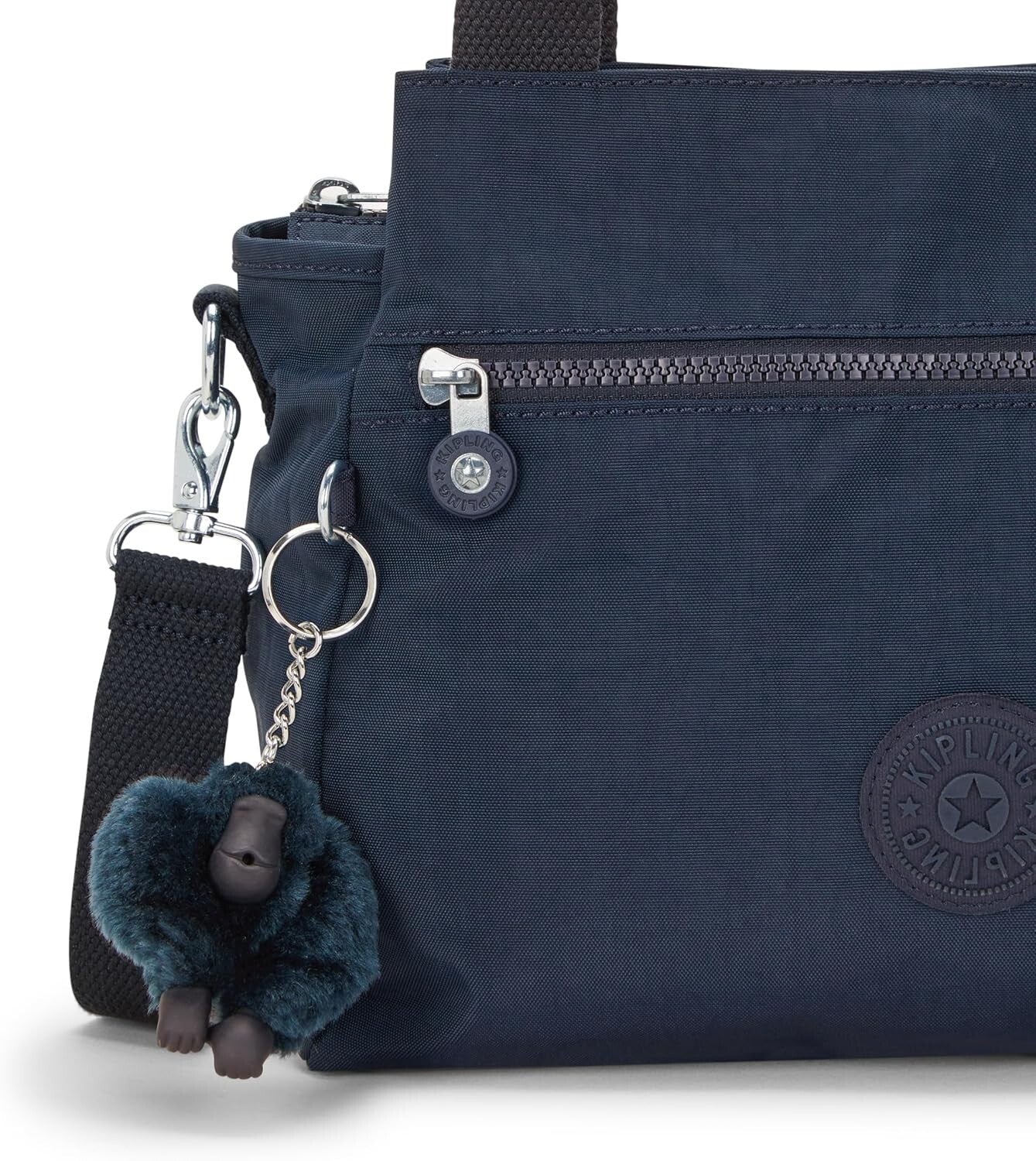 Chic Elysia Metallic Handbag with Playful Keychain - Perfect for Everyday Style