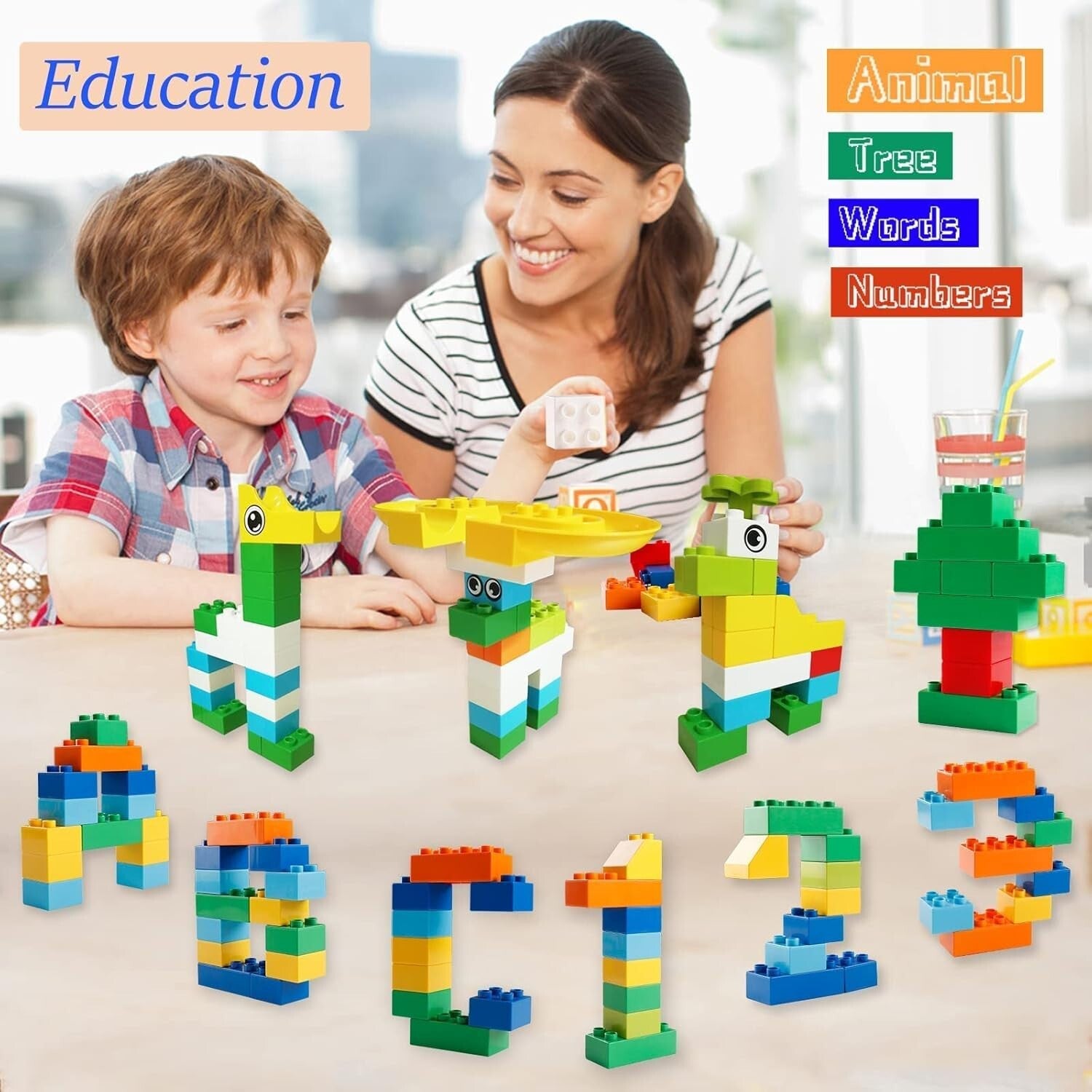 Eco-Friendly 145 PCS Marble Run Blocks Set - Perfect Educational Gift for Kids