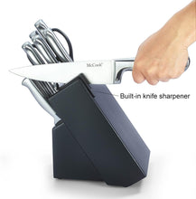 Load image into Gallery viewer, High-Quality 15-Piece Kitchen Knife Block Set with German Stainless Steel Blades