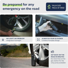 Load image into Gallery viewer, 150 PSI Portable Air Compressor &amp; Tire Inflator with Digital Gauge - Lightweight