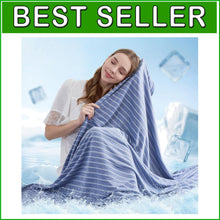 Load image into Gallery viewer, Lightweight Cooling Blanket for Hot Sleepers - King Size 90”x108” Availability