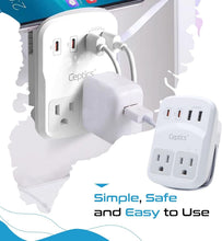 Load image into Gallery viewer, Multi-Device Travel Adapter with Quick Charge 3.0 - Compact &amp; Lightweight Design