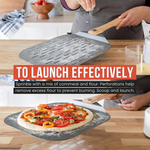 Load image into Gallery viewer, Professional Aluminum Pizza Peel with Ergonomic Handle - Effortless Baking Tool