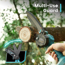 Load image into Gallery viewer, Cordless 6-Inch Mini Chainsaw with 2 Batteries - Ideal for Pruning and Cutting