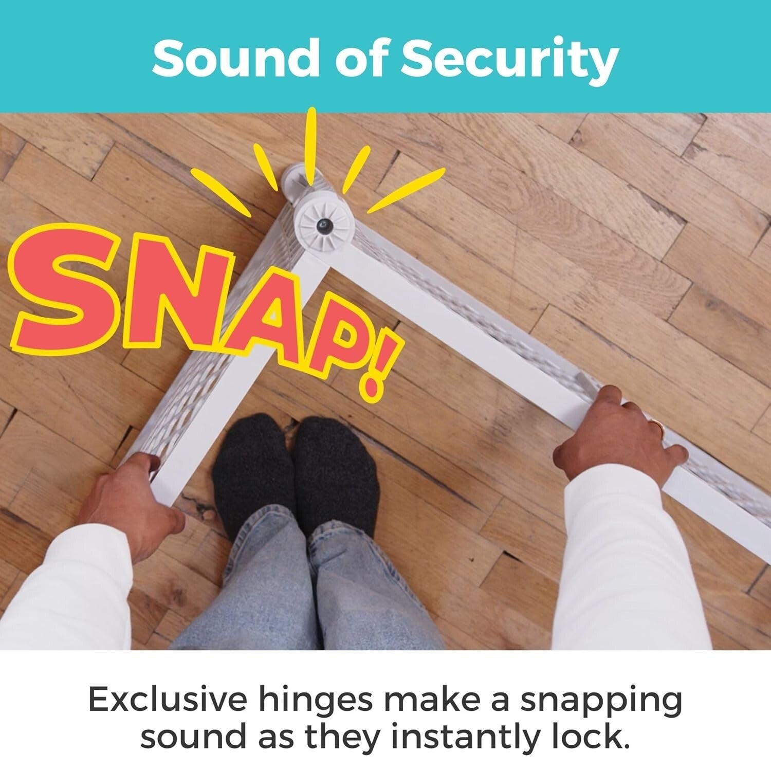 6-Panel Baby Playpen with UV-Resistant Material - Safe Indoor/Outdoor Enclosure