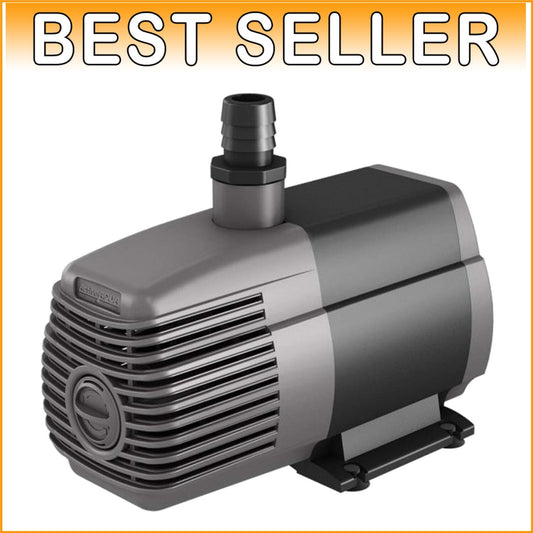 Durable UL-Listed Submersible Pump - 1110 GPH Flow for Aquariums & Gardens