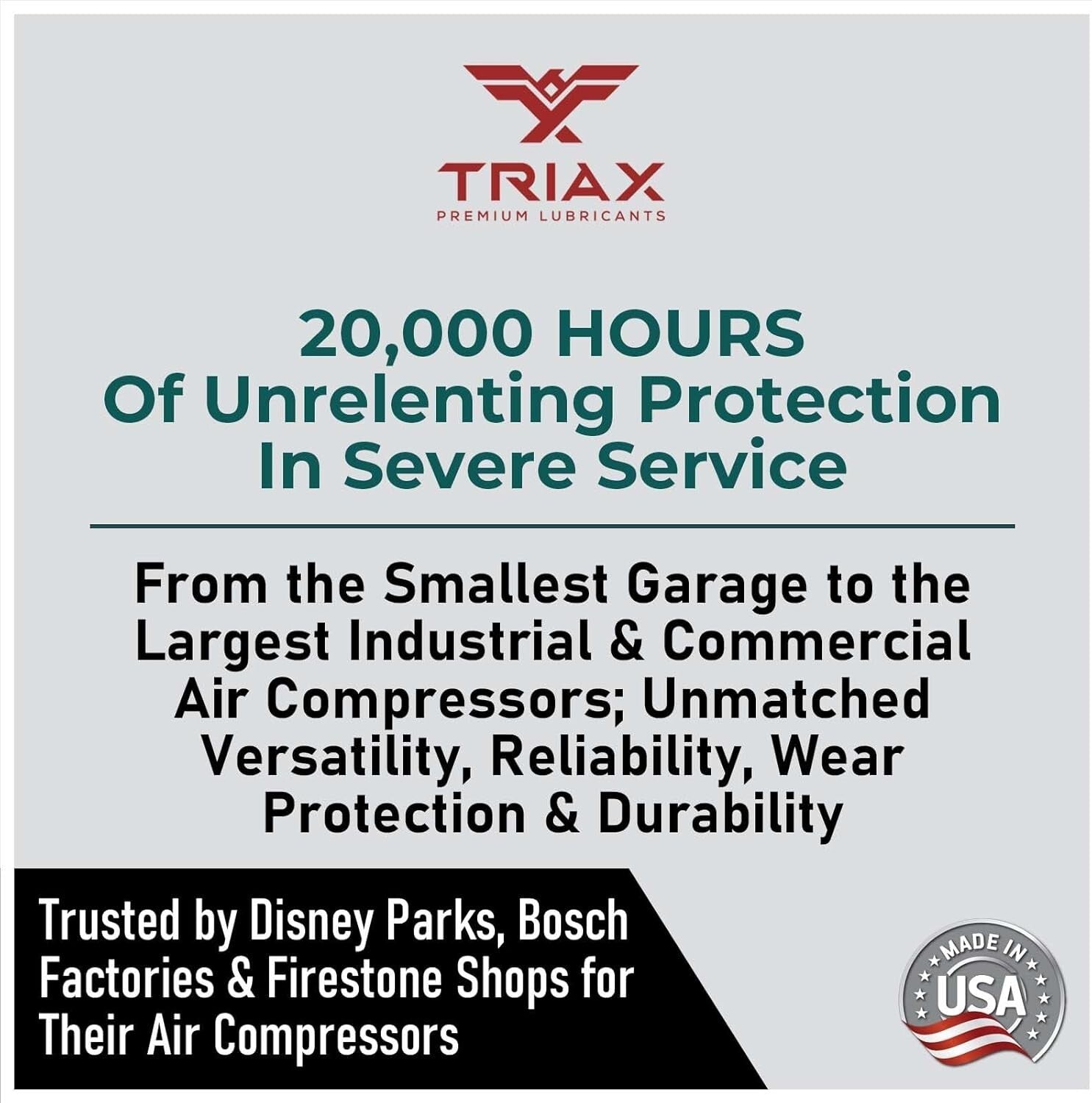 Commercial Grade Full Synthetic Compressor Oil - 1 Gallon, 30% Cooler Operation