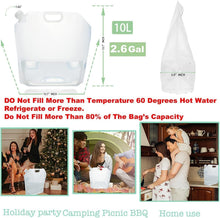 Load image into Gallery viewer, 42 Gallon Collapsible Water Containers - 16 Lightweight, Food-Grade Storage Bags