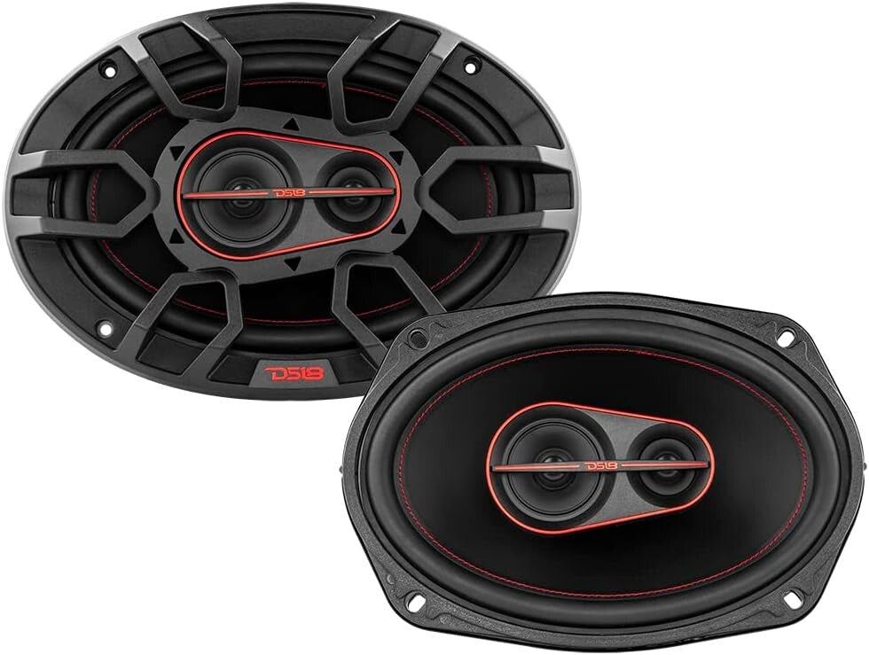 Durable 6x9 Coaxial Speakers with Bass Boost - Great for Car Sound Systems