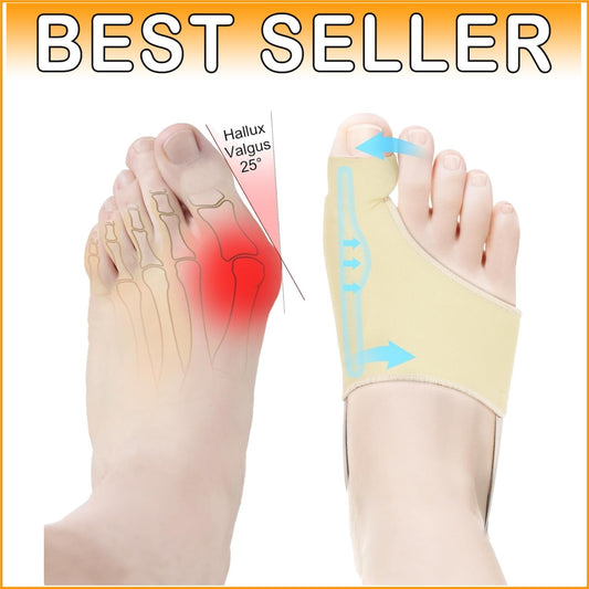 Breathable Bunion Corrector - 2PCS Adjustable Toe Straighteners for Adults