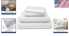 Load image into Gallery viewer, 4-Piece Luxury Bamboo Bedding Set - King Size, Lightweight &amp; Wrinkle Resistant