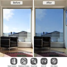 Load image into Gallery viewer, Daytime Privacy and Sun Blocking Window Tint - Reflective Film, 35.4'' x 393.7''