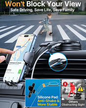 Load image into Gallery viewer, 4-in-1 Universal Car Phone Mount - Suction Cup &amp; Vent Clip for Optimal Stability