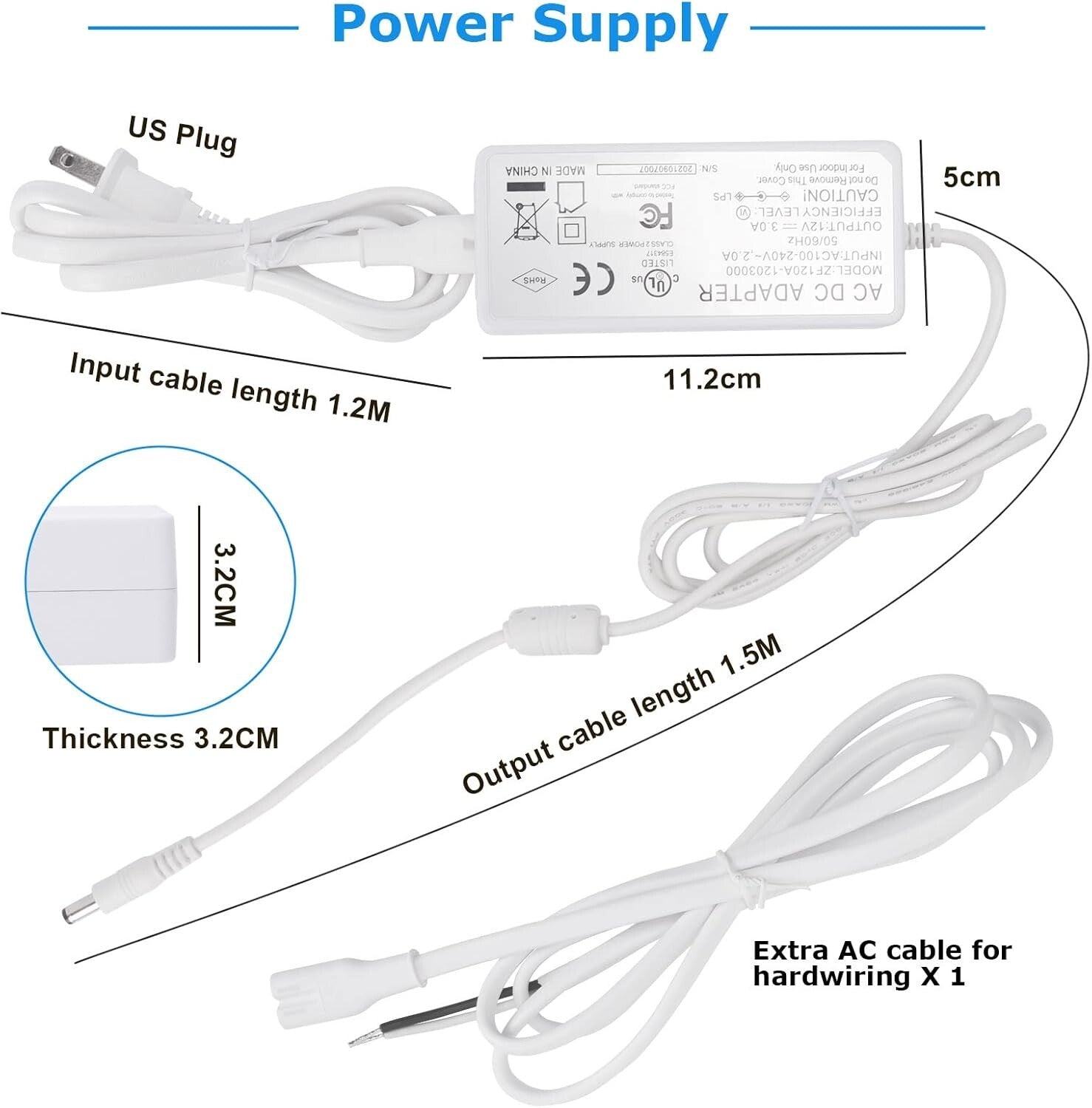 Complete Kitchen Lighting Solution: 6 PCS LED Under Cabinet Fixtures with Dimmer
