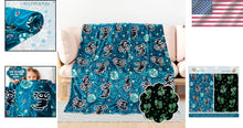 Load image into Gallery viewer, Cute Glow in the Dark Axolotl Blanket - Machine Washable Twin Size Comfort