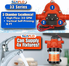 Load image into Gallery viewer, Versatile 12V DC Diaphragm Pump - Automatic Pressure Switch &amp; 4-Year Warranty