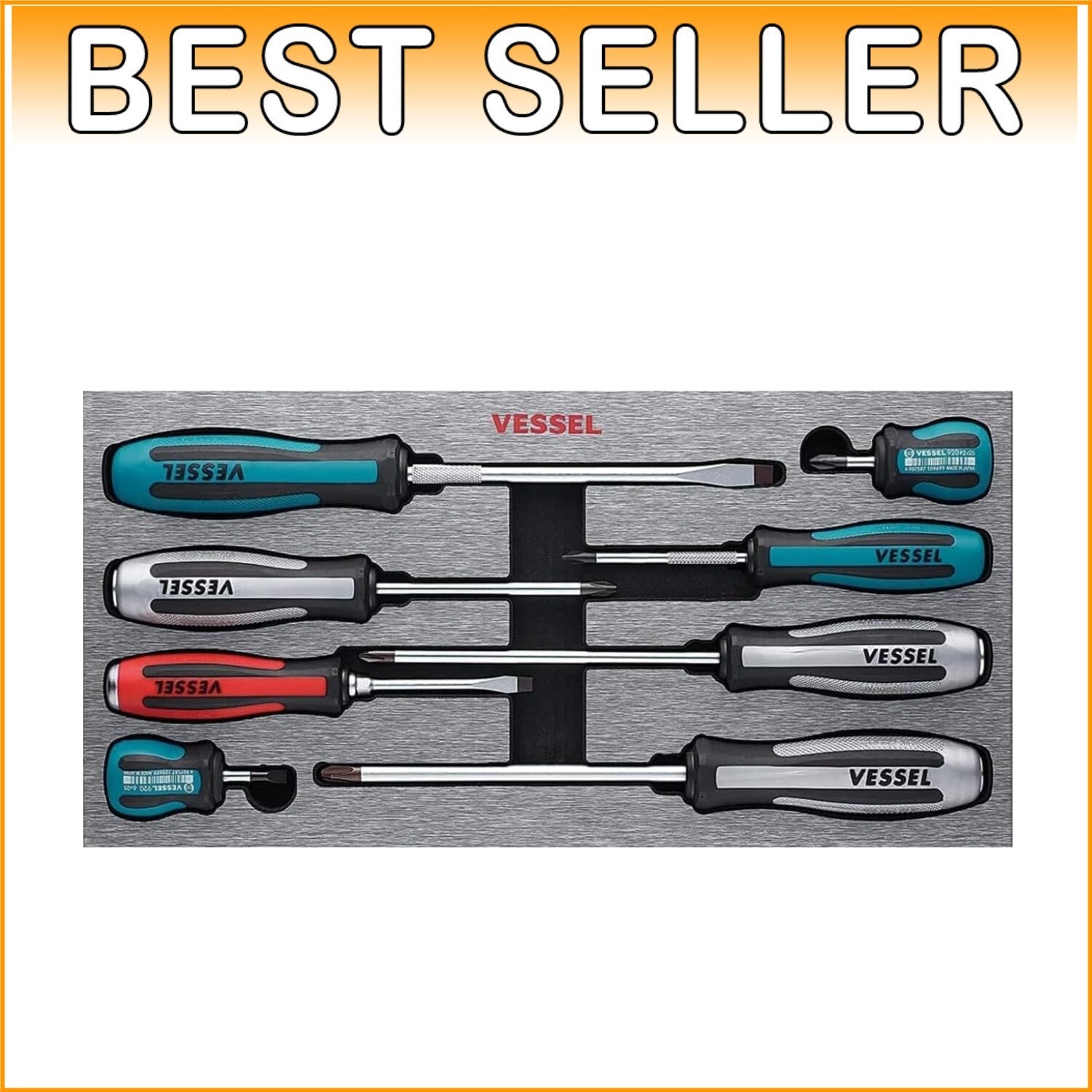MEGADORA 8PCS Phillips Screwdriver Set - Ergonomic & Durable Design
