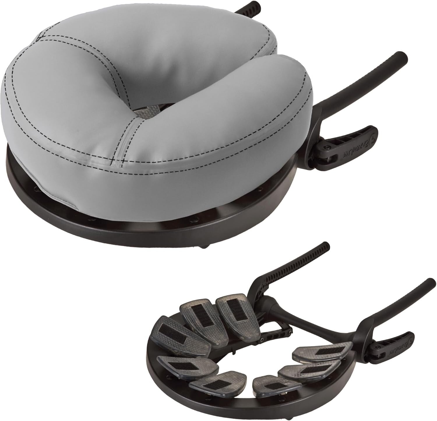 Luxurious Rubber Coated Face Cradle with Soft-Petal Support for Optimal Comfort