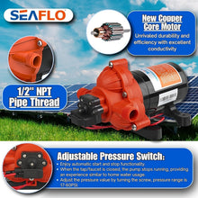 Load image into Gallery viewer, Versatile 12V DC Diaphragm Pump - Automatic Pressure Switch &amp; 4-Year Warranty