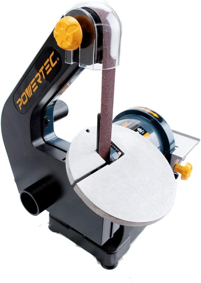 Premium Woodworking Dual Sander: 1" x 30" Belt + 5" Disc with Dust Pickup