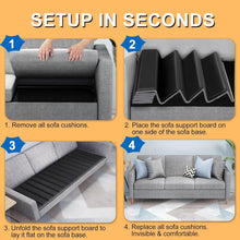 Load image into Gallery viewer, 20.5''x81'' Heavy-Duty Couch Cushion Insert - Promotes Healthy Sitting Posture