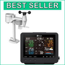 Load image into Gallery viewer, Advanced 7-in-1 Weather Station: Indoor/Outdoor Sensor with Forecast Alerts