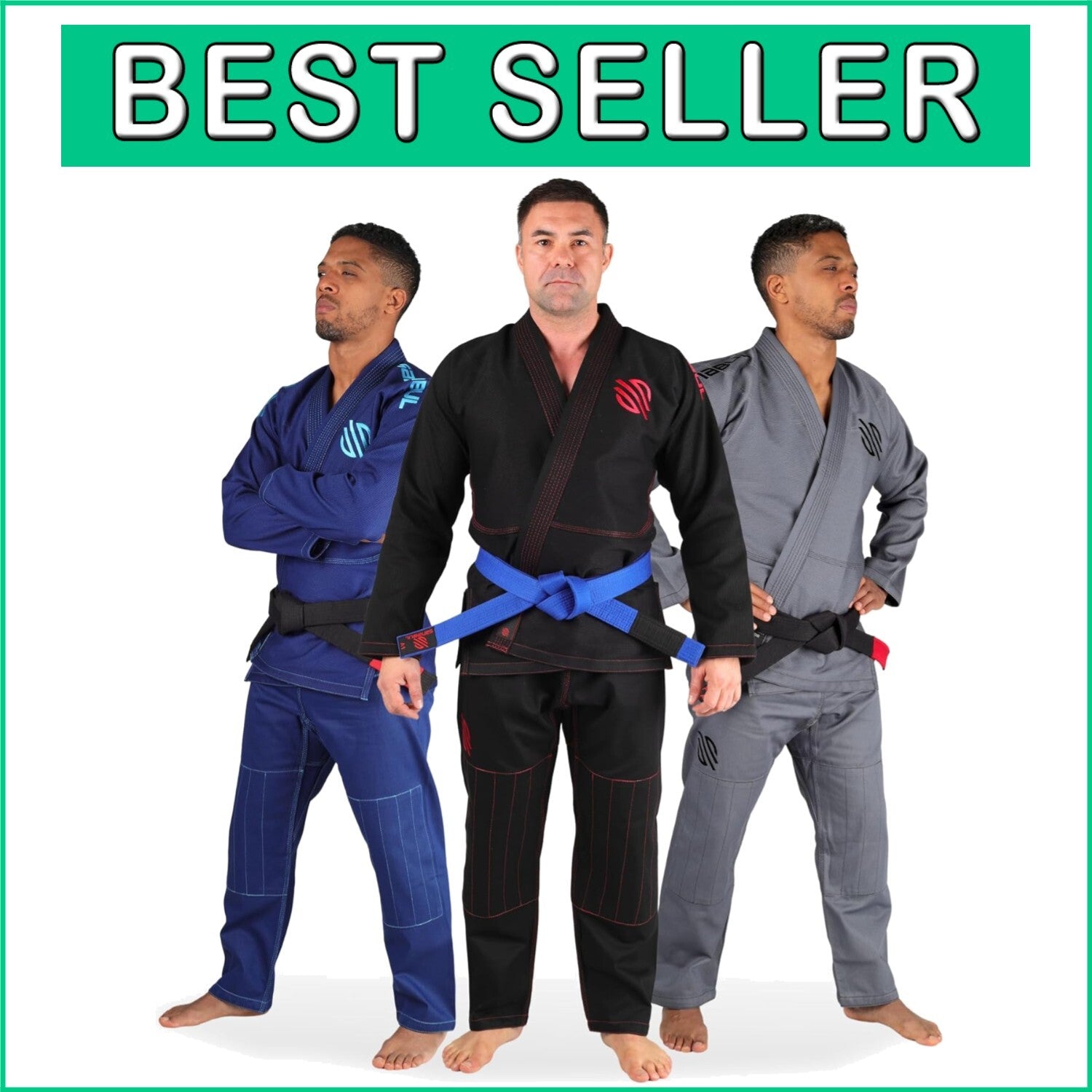 Essential Preshrunk Cotton BJJ Gi for Men - Comfortable & Functional Training