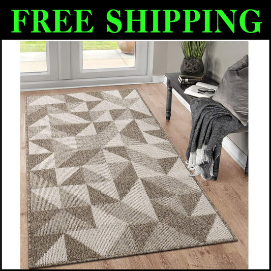 Versatile 36"x59" Indoor Doormat - Low Profile Non-Slip Carpet for Hallways
