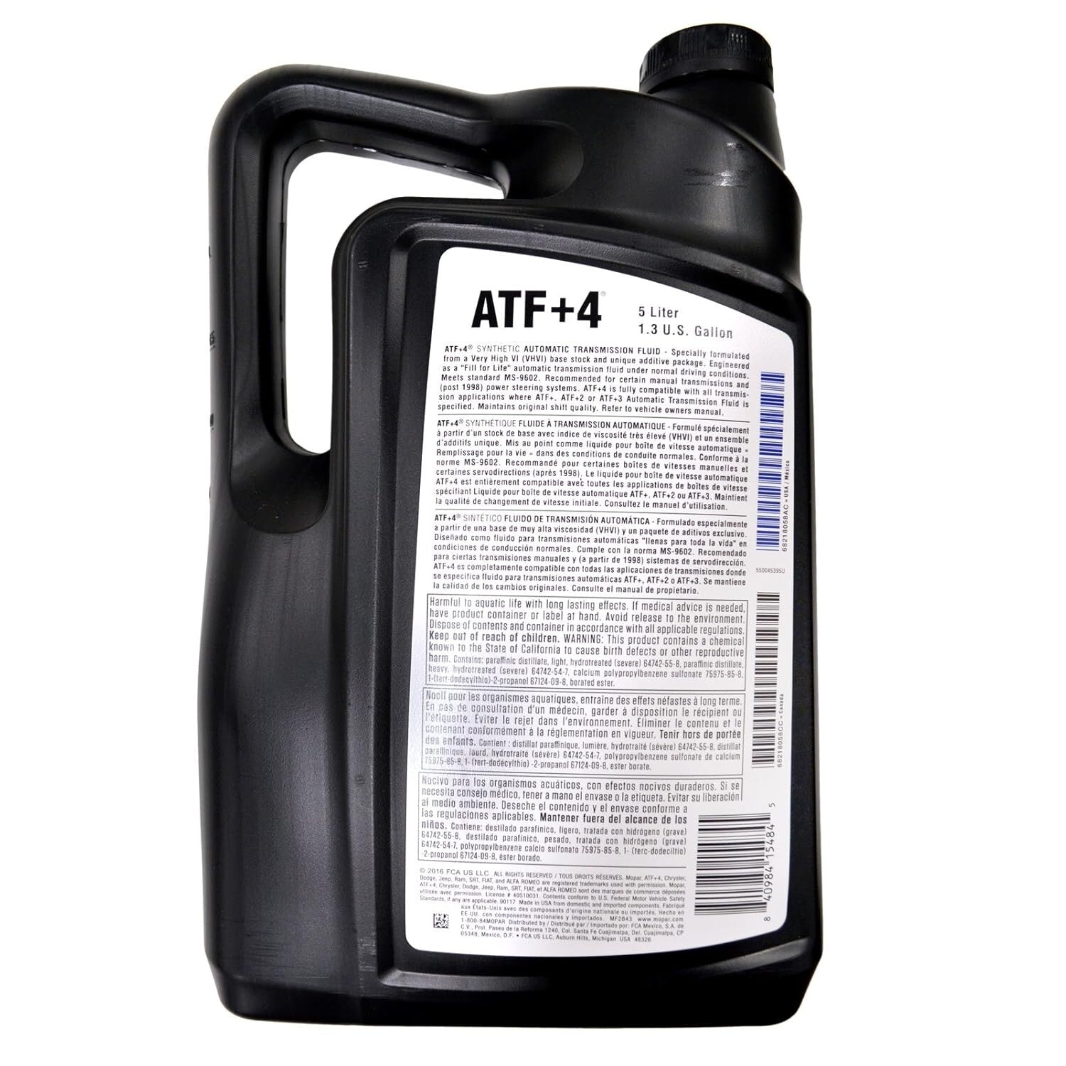 ATF+4 Synthetic Automatic Transmission Fluid 5L - 3 Pack for Optimal Performance
