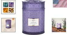 Load image into Gallery viewer, Eco-Friendly Lavender Suede Candle - Long Burning Luxury for Home Aromatherapy