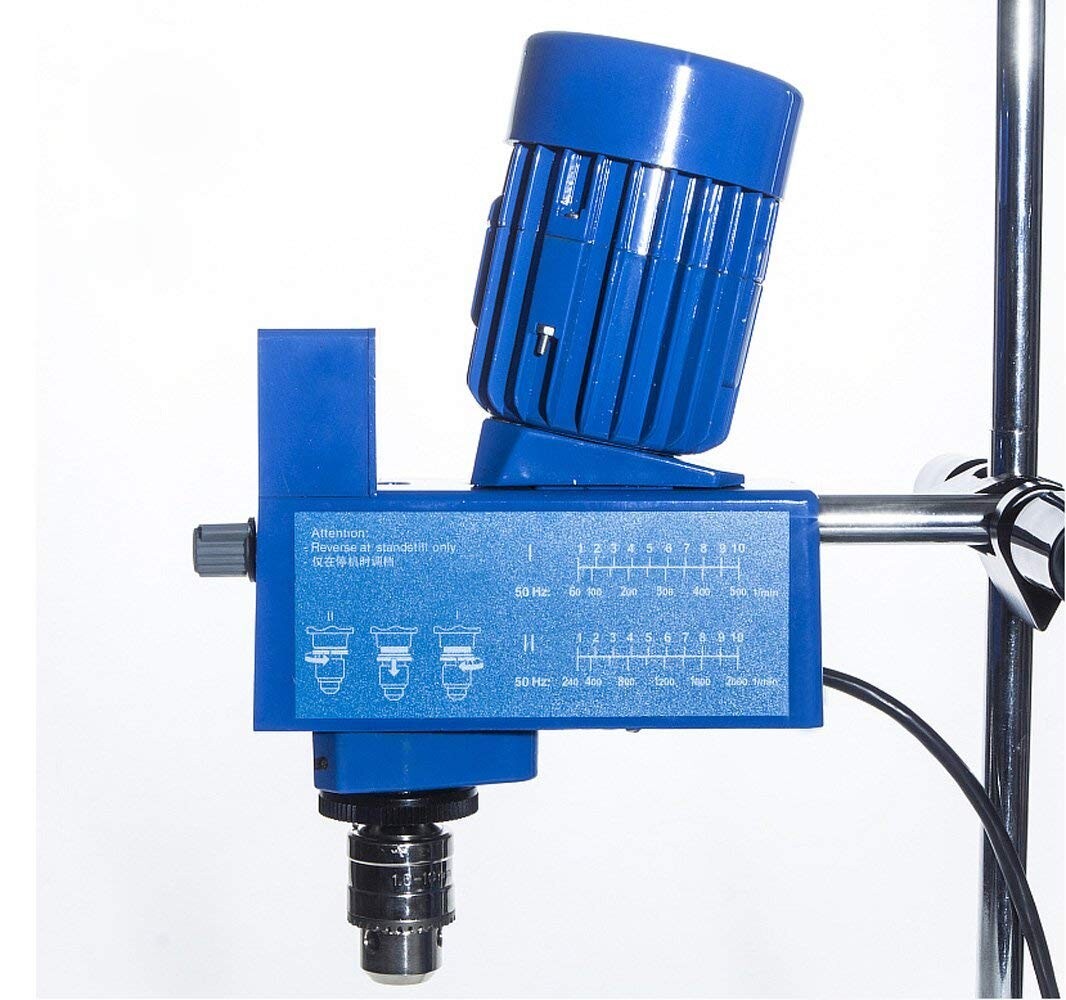 Industrial Liquid Mixer - Digital Overhead Stirrer with Variable Speed Function