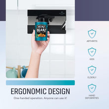 Load image into Gallery viewer, 3-in-1 Electric Can Opener, Sharpener &amp; Bottle Opener - Black Under Cabinet Tool