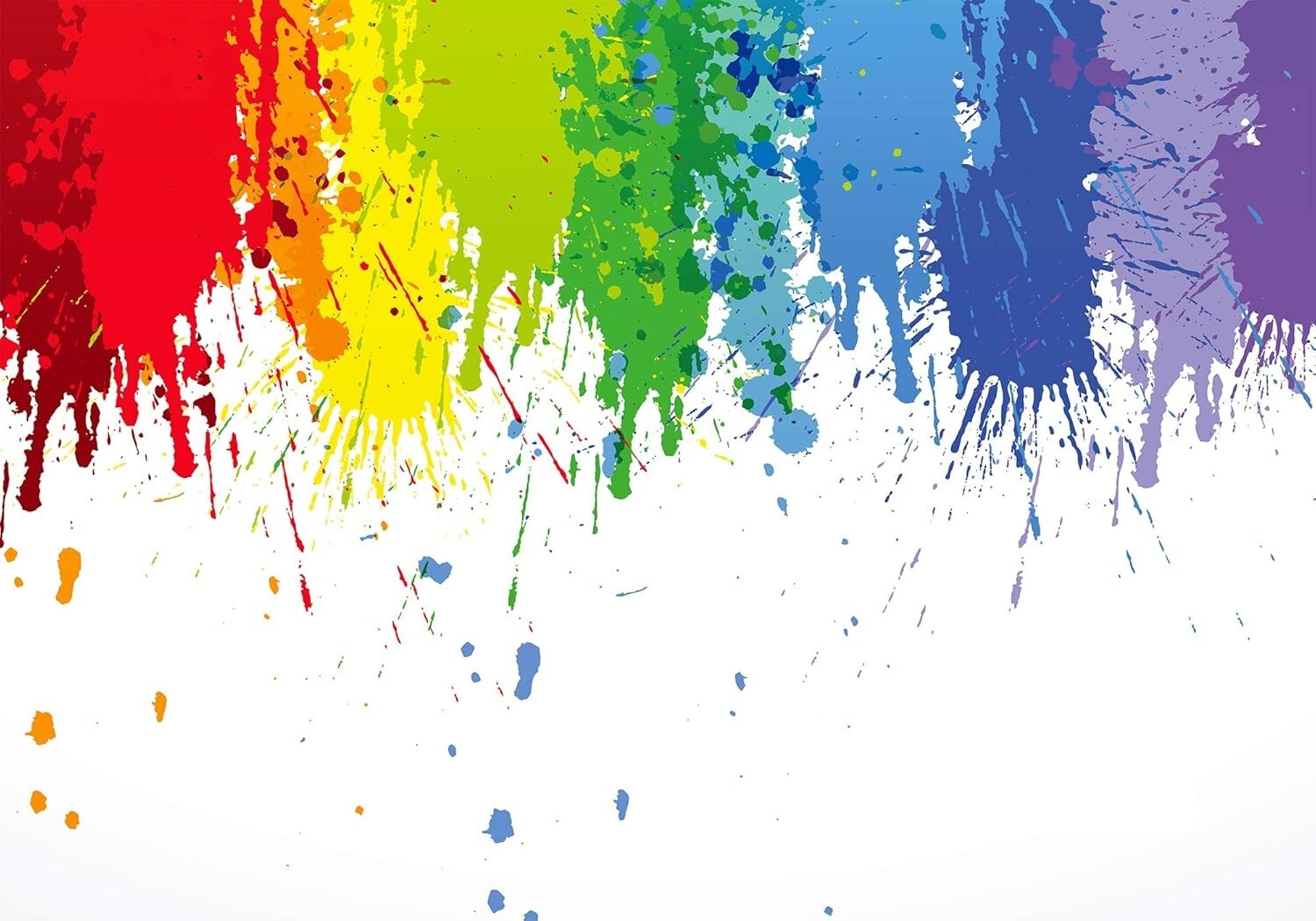 Lightweight Abstract Paint Splatter Backdrop, Ideal for Photo Booths (10x7ft)