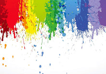 Load image into Gallery viewer, Lightweight Abstract Paint Splatter Backdrop, Ideal for Photo Booths (10x7ft)