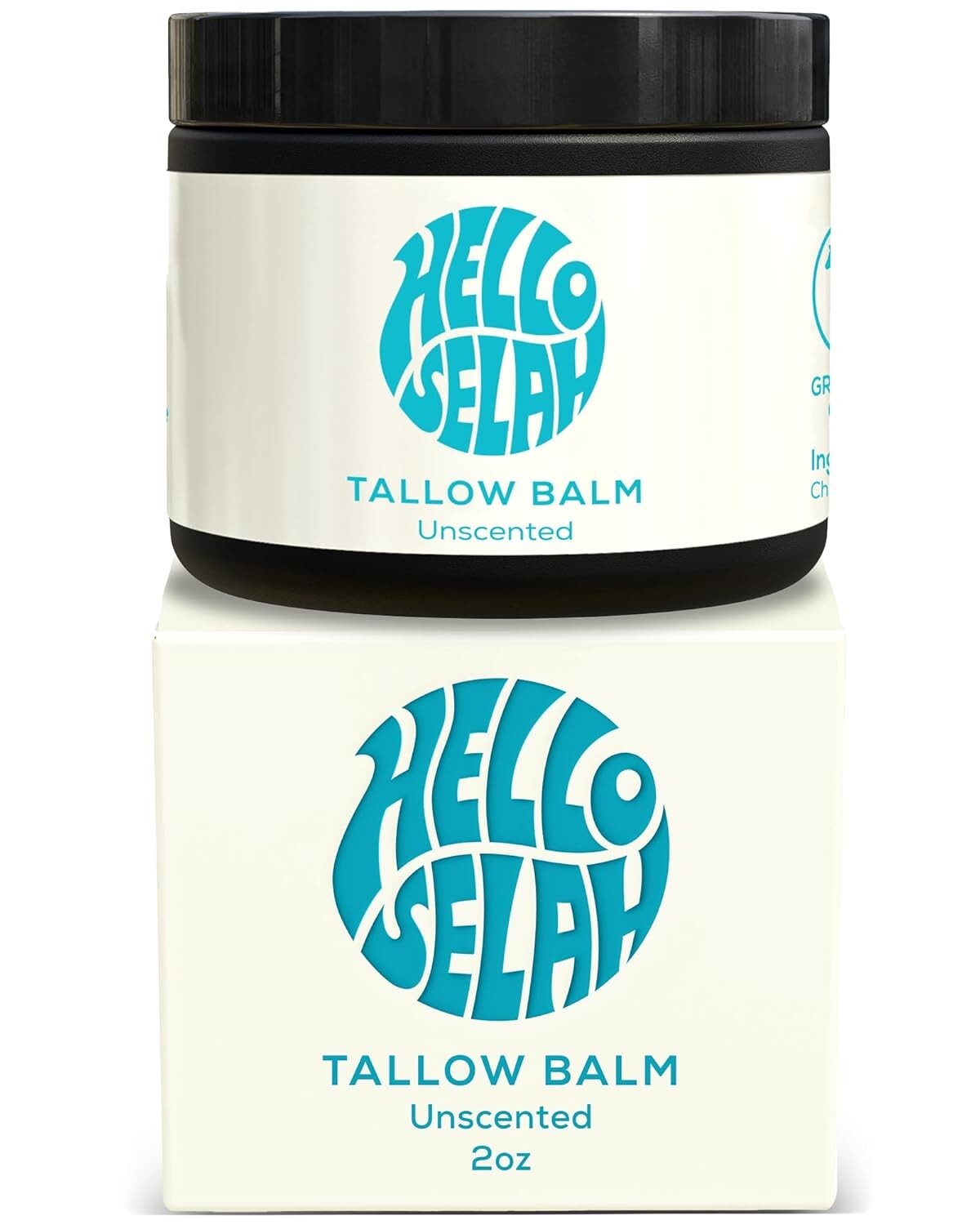 Organic Beef Tallow Balm - Unscented Moisturizer with Jojoba Oil for Vital Skin