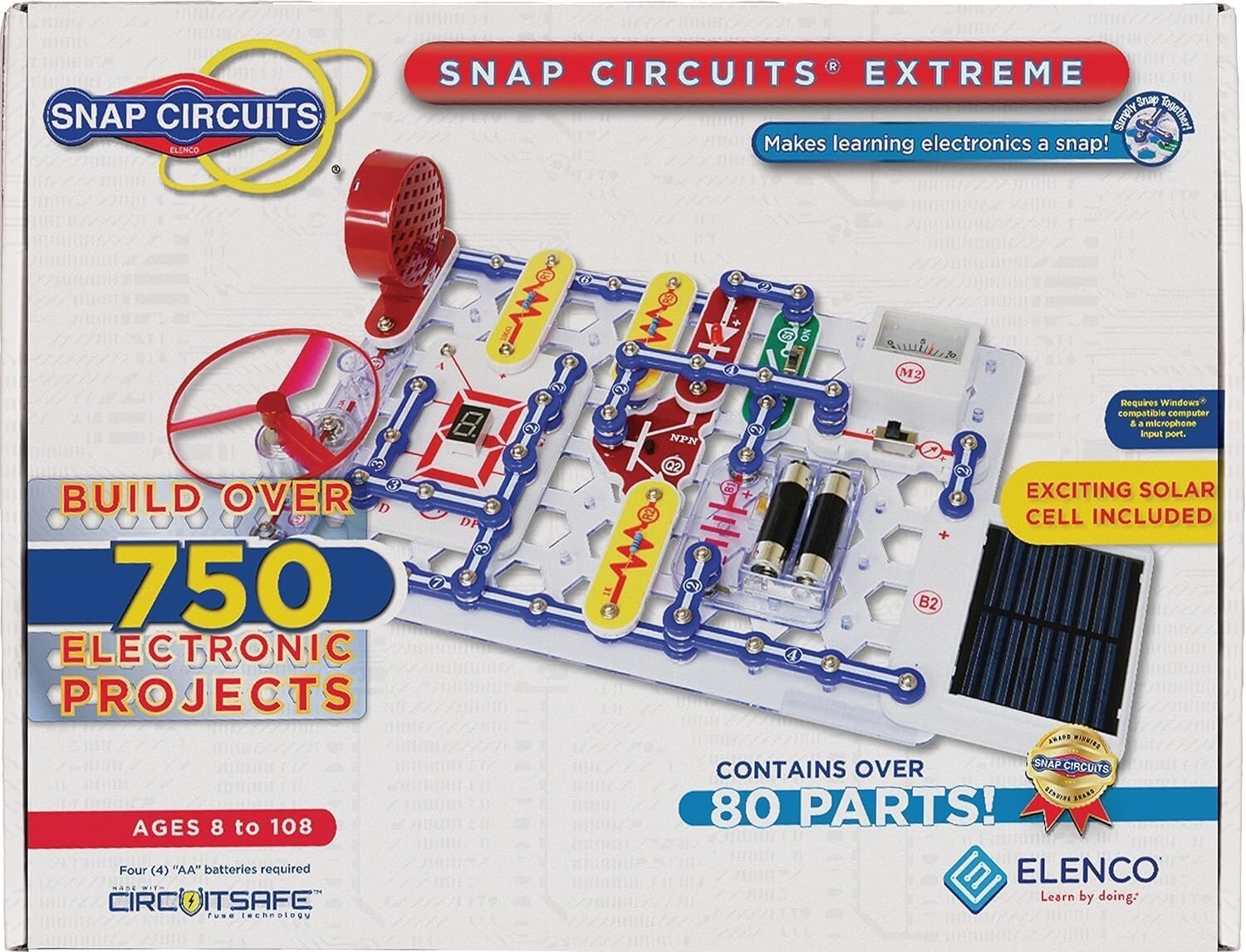 Hands-On Electronics Kit: 750+ Projects, PC-Interface, No Soldering Required