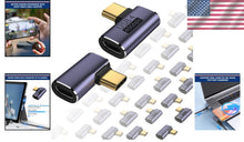 Load image into Gallery viewer, Ultra-Compact USB C Adapter - 20 Pack for Thunderbolt 4 Devices - Fast &amp; Durable