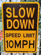 Load image into Gallery viewer, Lightweight 4-Pack Speed Limit Signs, 10 MPH Reflective Aluminum 17 x 12 Inches