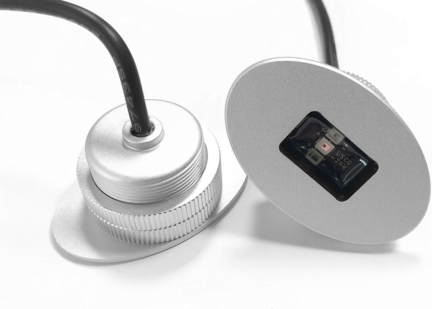 Bright Waterproof LED Navigation Lights Pair - Red & Green for Boating Safety