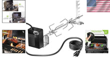 Load image into Gallery viewer, Universal Rotisserie Grill Kit - UL Certified BBQ Rotisserie with 120V Motor