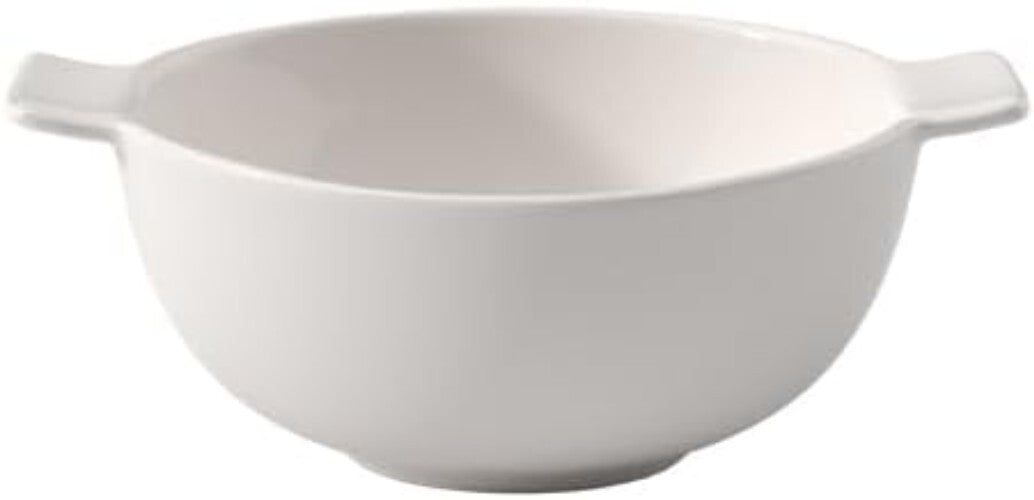 Dishwasher Safe 7-Inch Soup Tureen - Classic White Porcelain for Everyday Use