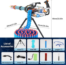 Load image into Gallery viewer, Motorized Blue Foam Dart Gun - 13m Range, 60 Darts, Perfect for Kids' Parties