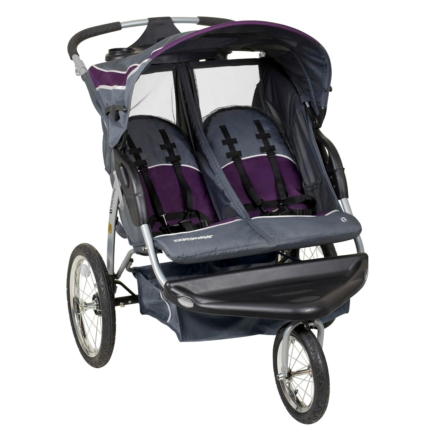 Elixer Expedition Double Jogger – Safe & Adjustable Stroller for Active Families