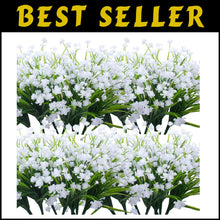 Load image into Gallery viewer, Handmade 20-Bundles of UV Resistant Faux Flowers for Wedding &amp; Garden Decor