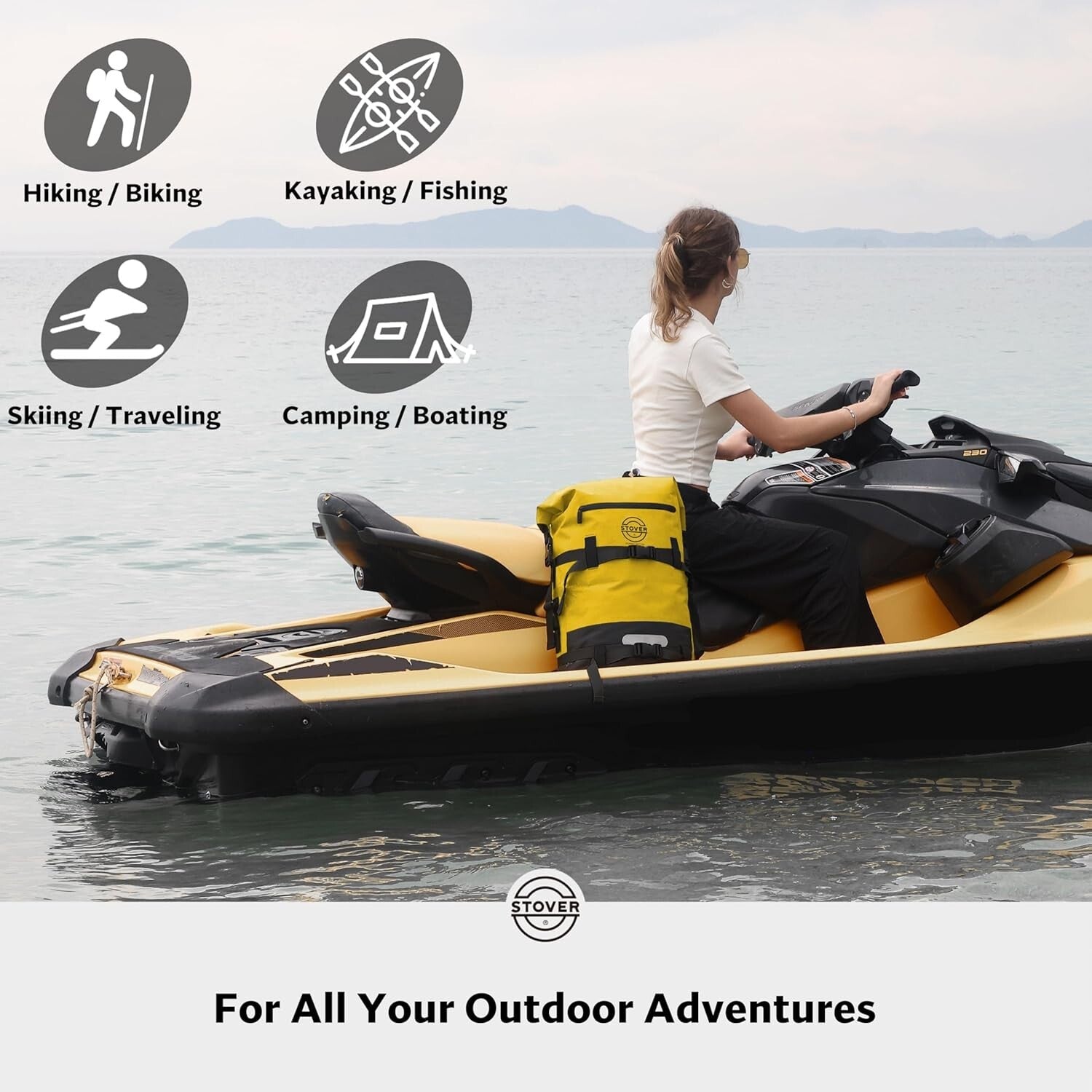 Ergonomic 40L Waterproof Backpack - Ultimate Floating Dry Bag for Adventurers