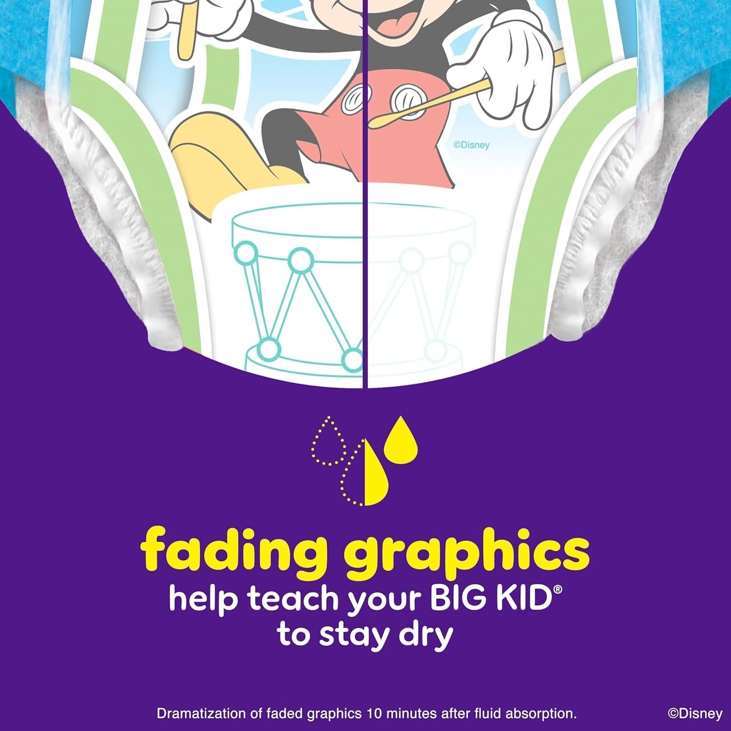 Boys' Potty Training Pants 2T-3T, 124 Count - Leak-Free with Disney Designs