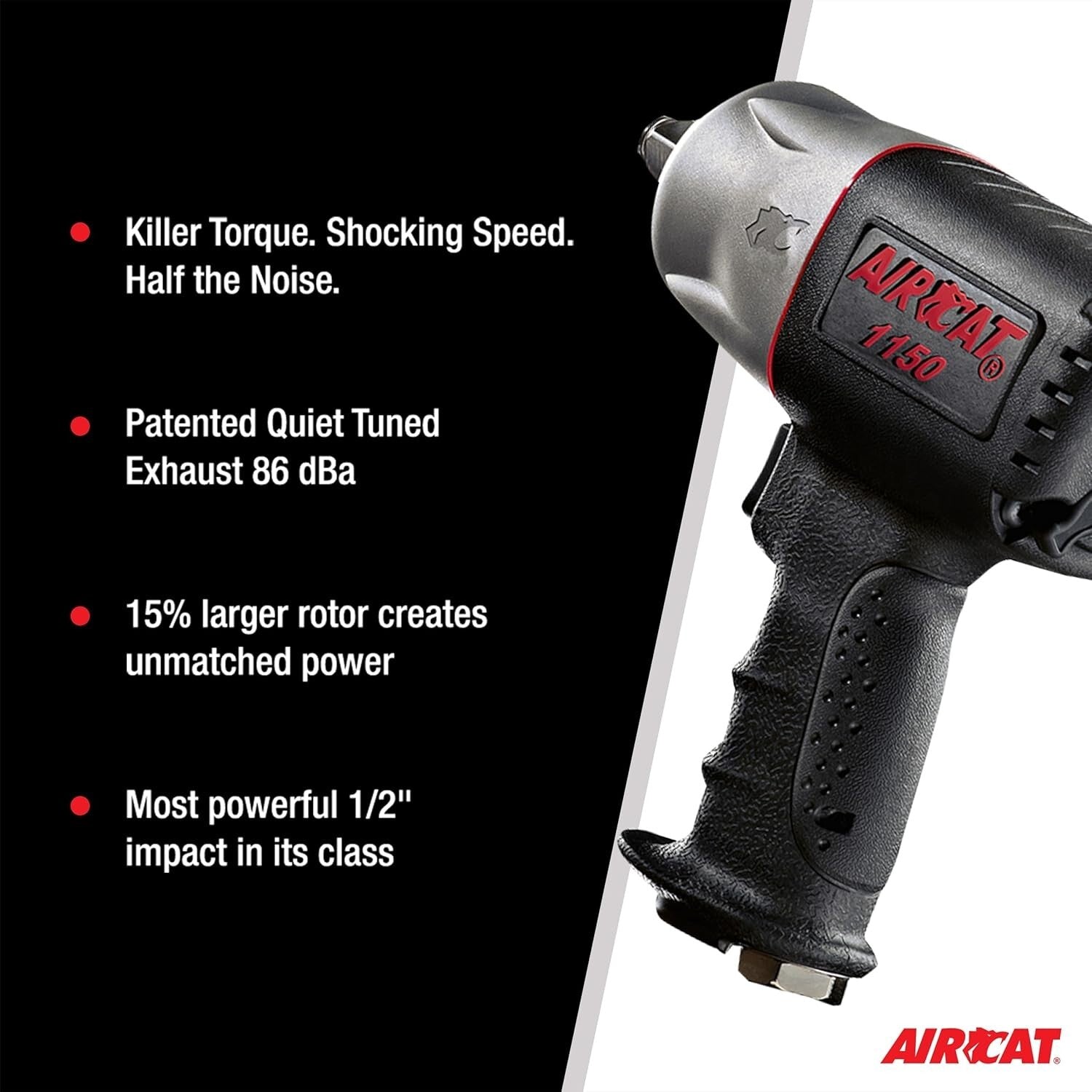 Durable & Ergonomic 1/2-Inch Impact Wrench - Ideal for Automotive Maintenance