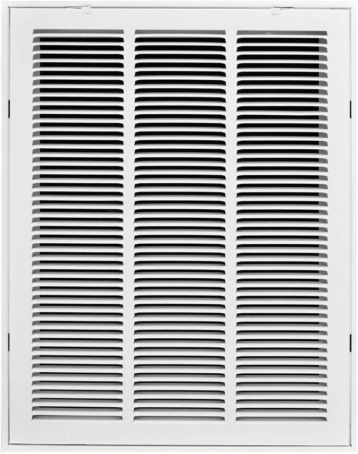 Durable 36" X 24" Alloy Steel HVAC Air Filter Grille with Powder-Coat Finish