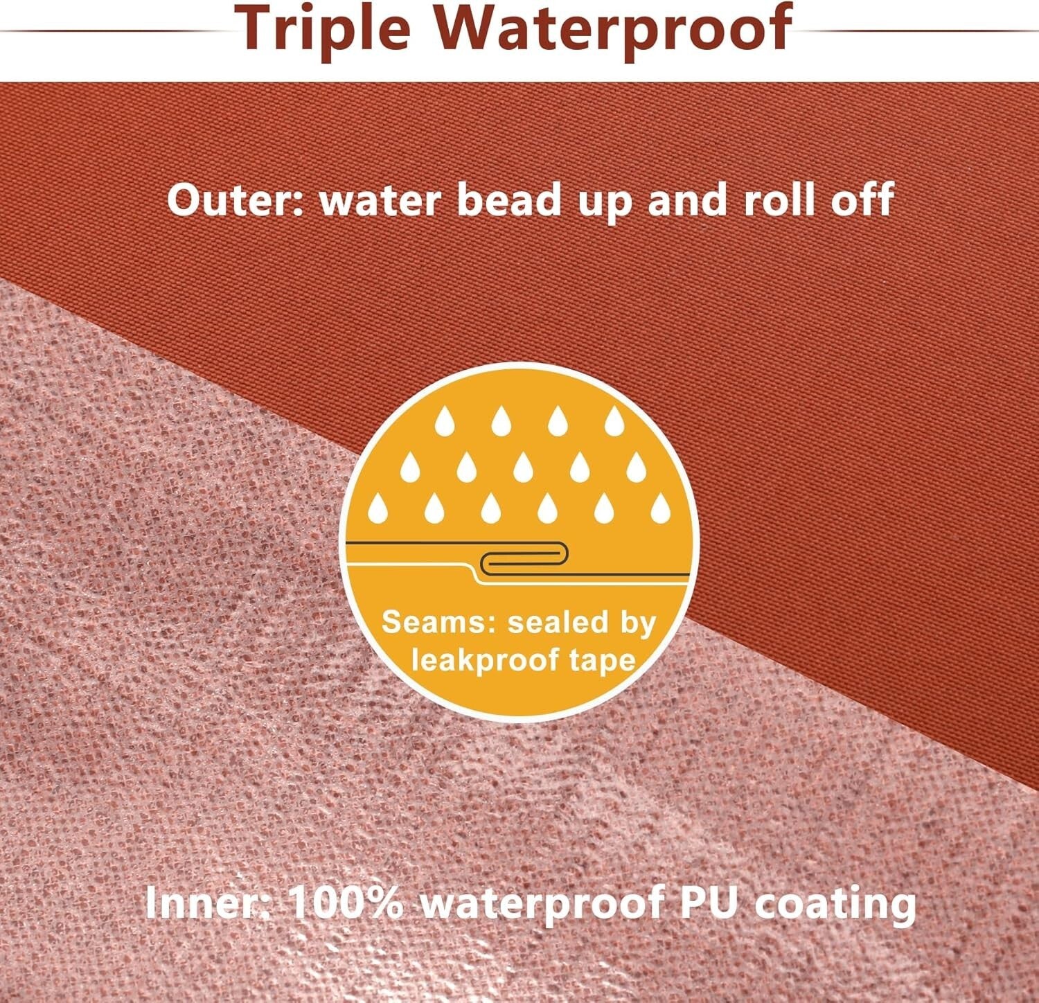 Fade-Resistant Patio Chair Cushions 19 x 19 x 3 in - Soft Foam Support Set of 2